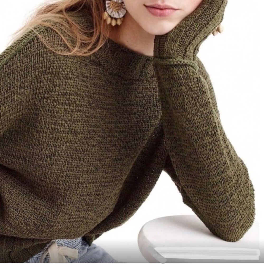 Wide Rib Crewneck Sweater by Point Sur for J. Crew